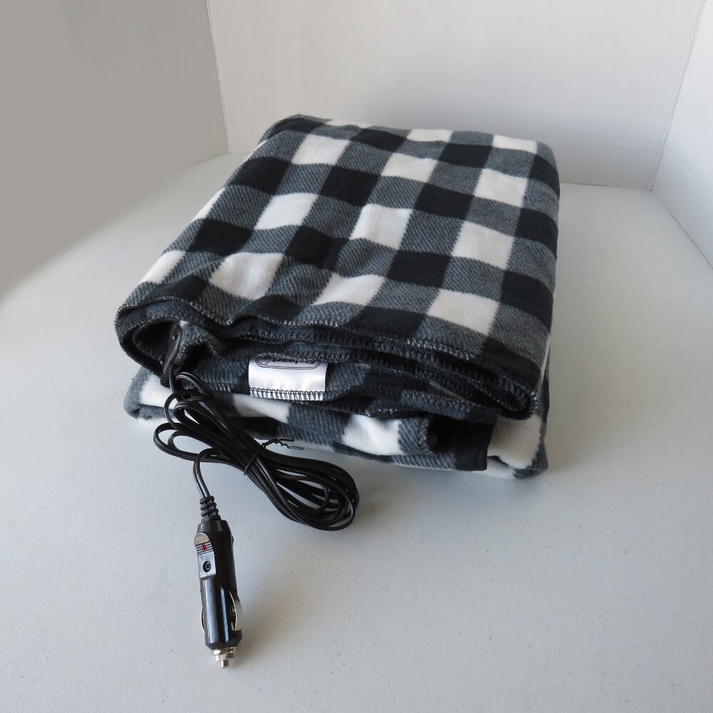 Stalwart 12V Electric Heated BW Blanket for Car, Truck, SUV & RV